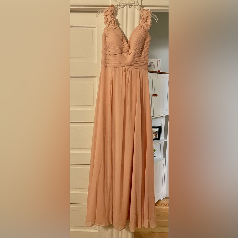 Blush pink formal dress